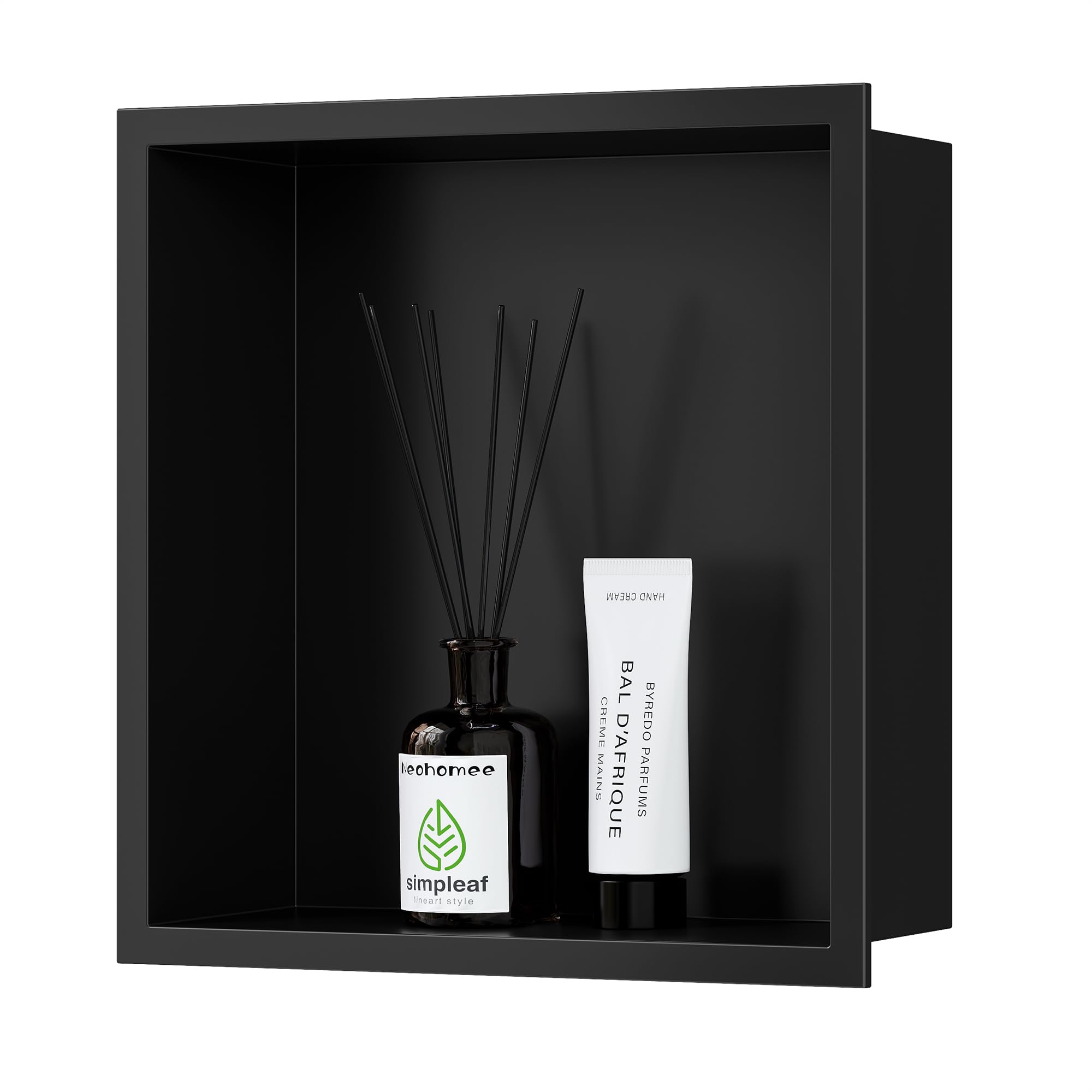 Neodrain BA303010-MB - Nicchia da Parete Acciaio Inox, Nero