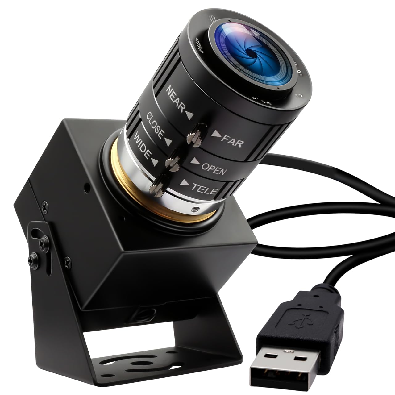 Elp 4K USB-Kamera 12MP con Zoom Ottico 3x