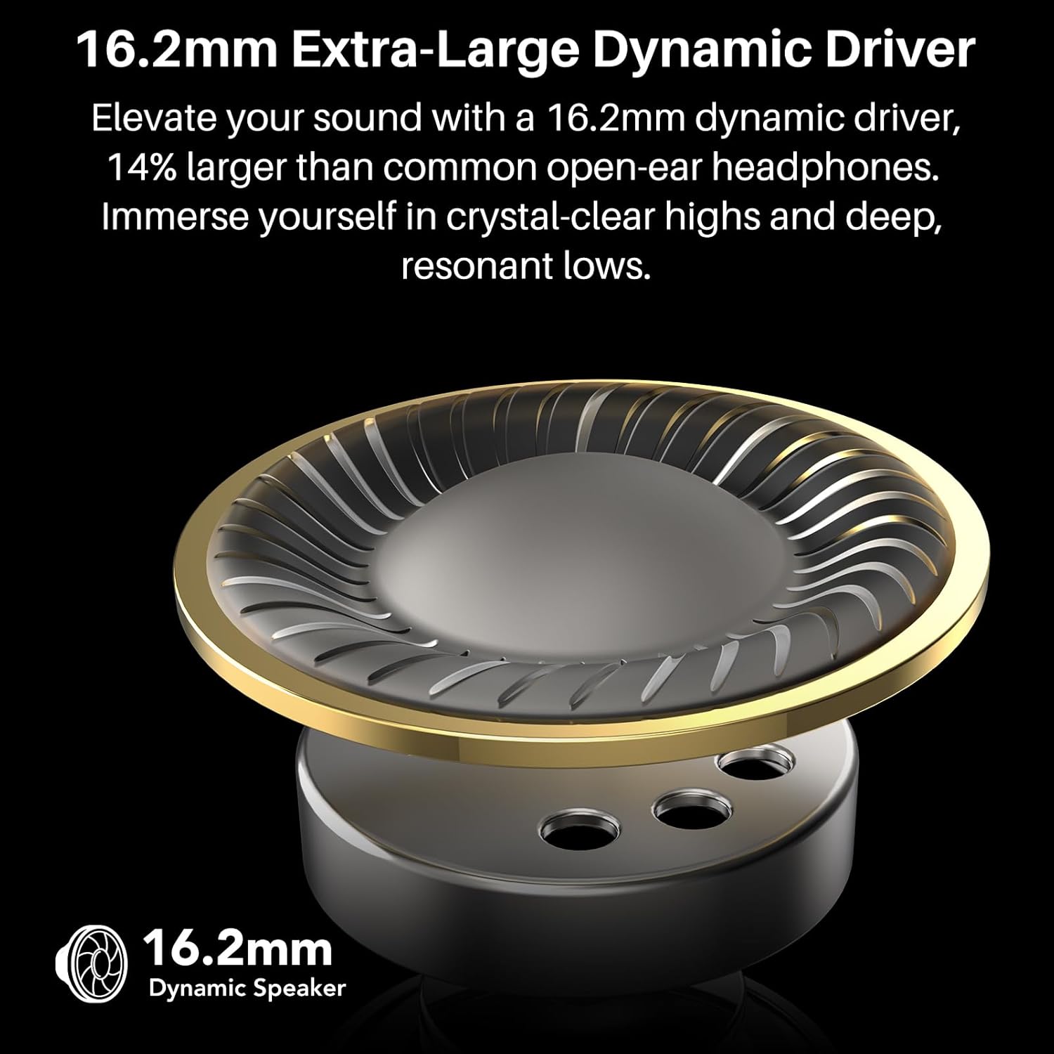 Tozo OpenEgo Cuffie Bluetooth 5.3 Ultraleggere, Bianco - immagine 3