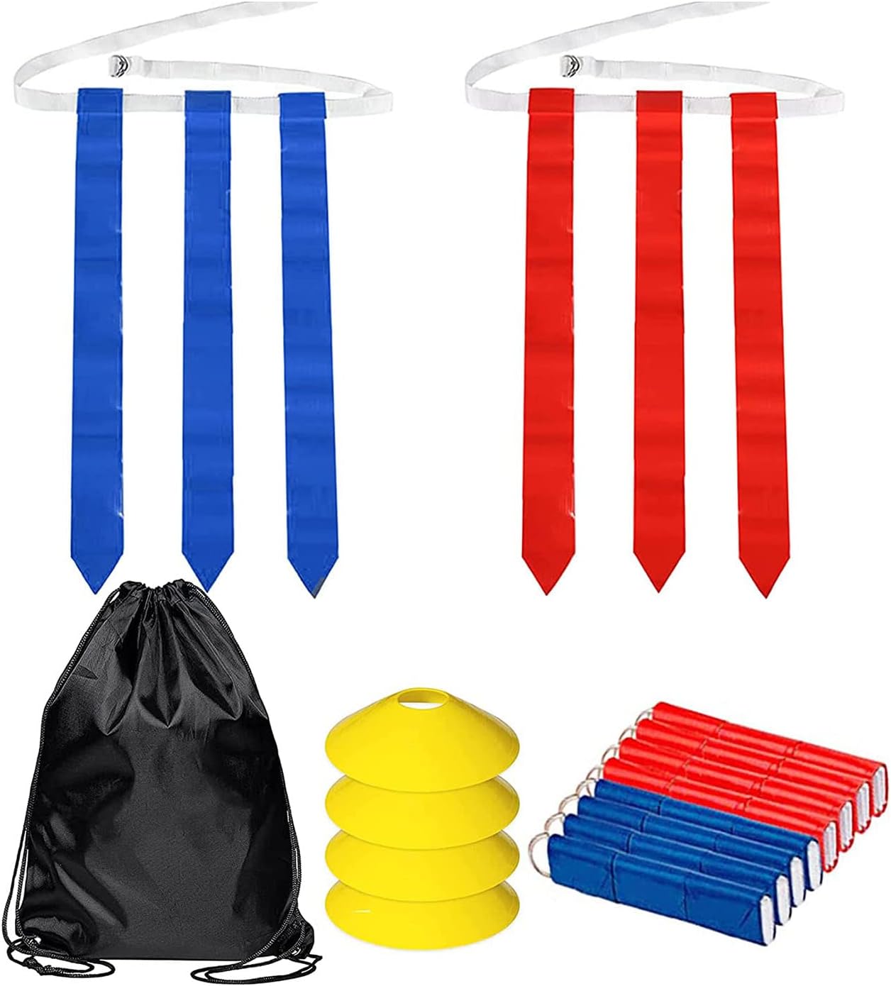 Iegefirm Flag Calcio Set - 14 Cinture con 42 Bandiere - immagine 1