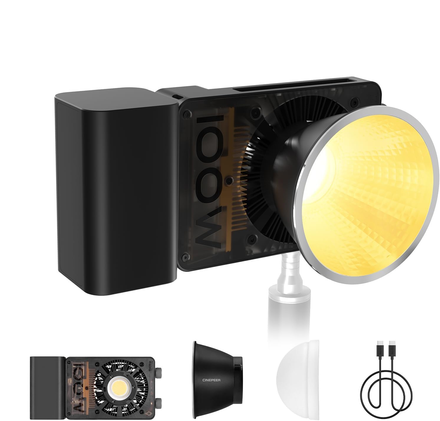 Zhiyun CINEPEER CX100 Luce Video LED 100W