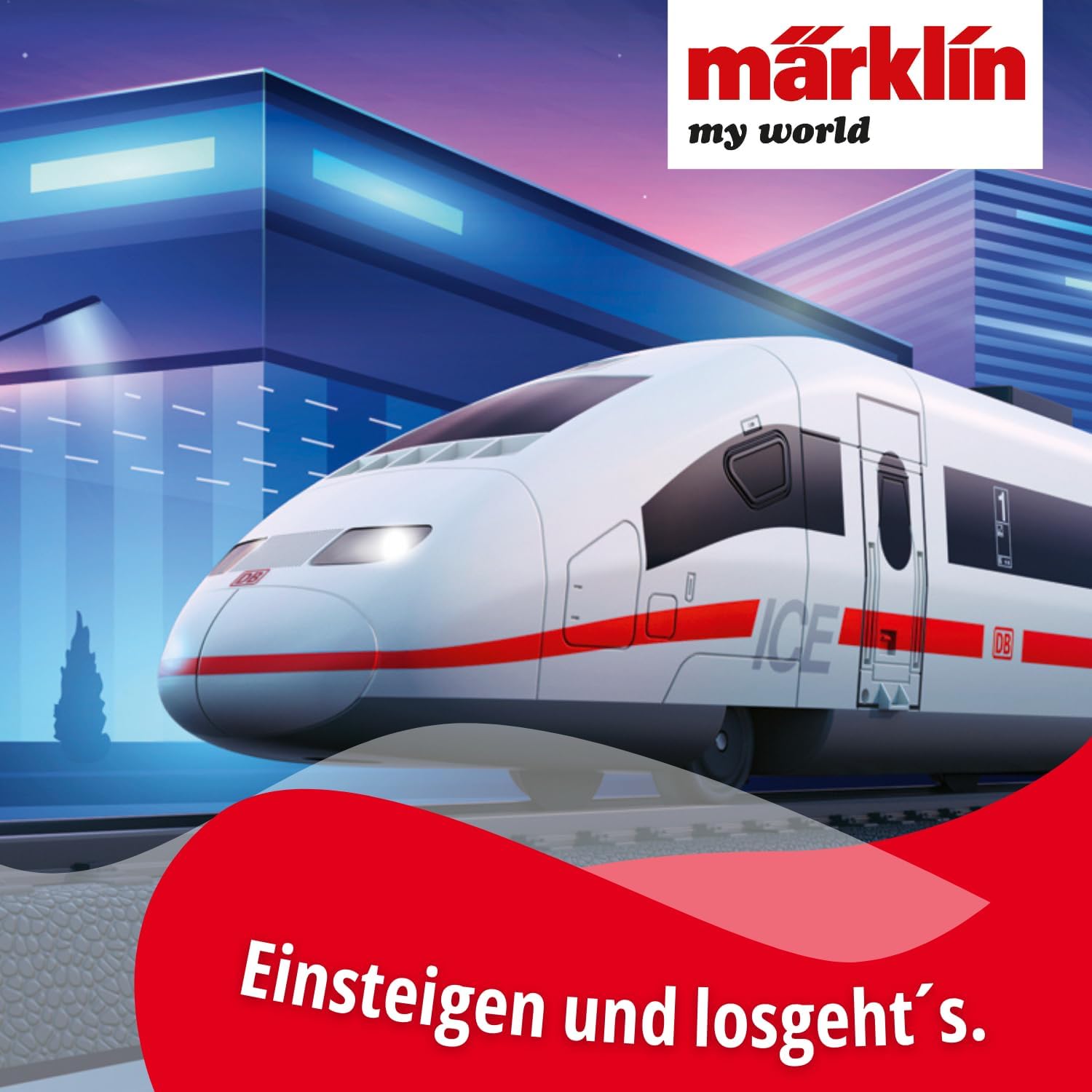 Märklin- Startpackung Kit Iniziale Ice 3", Colore Bianco, 29430 - immagine 2