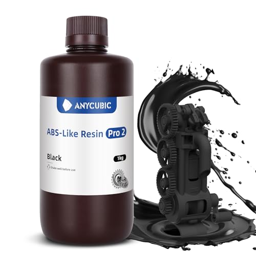 ANYCUBIC Resina ABS-Like Pro 2 per Stampante 3D 1000g, Nero