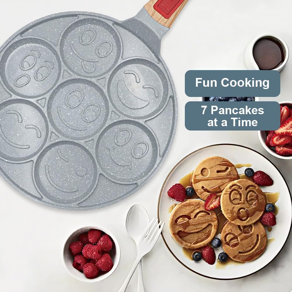 Ranx Ingst Padella Pancake Antiaderente 7 Fori - immagine 2