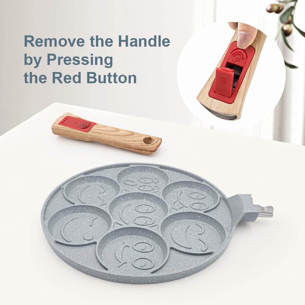 Ranx Ingst Padella Pancake Antiaderente 7 Fori - immagine 4