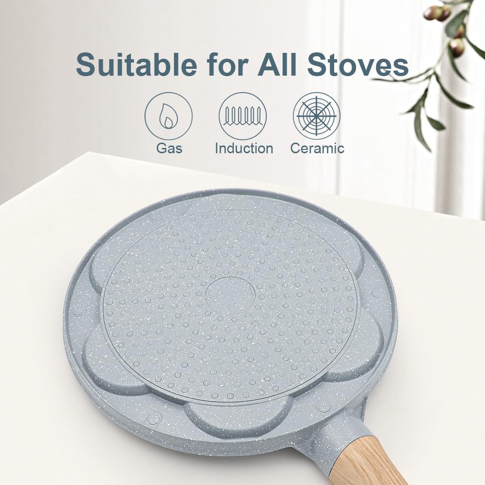 Ranx Ingst Padella Pancake Antiaderente 7 Fori - immagine 5