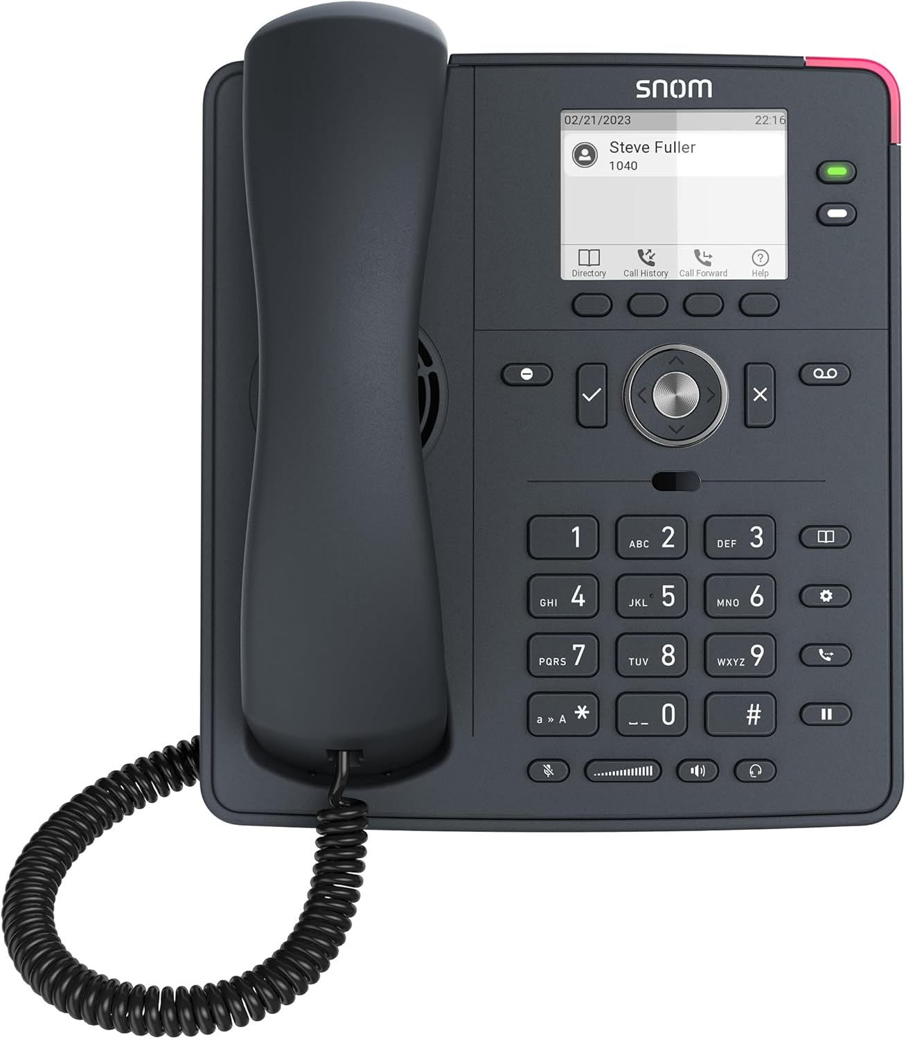 Snom D140 Telefono VoIP Fisso per Centralino, Grigio Ardesia - immagine 3