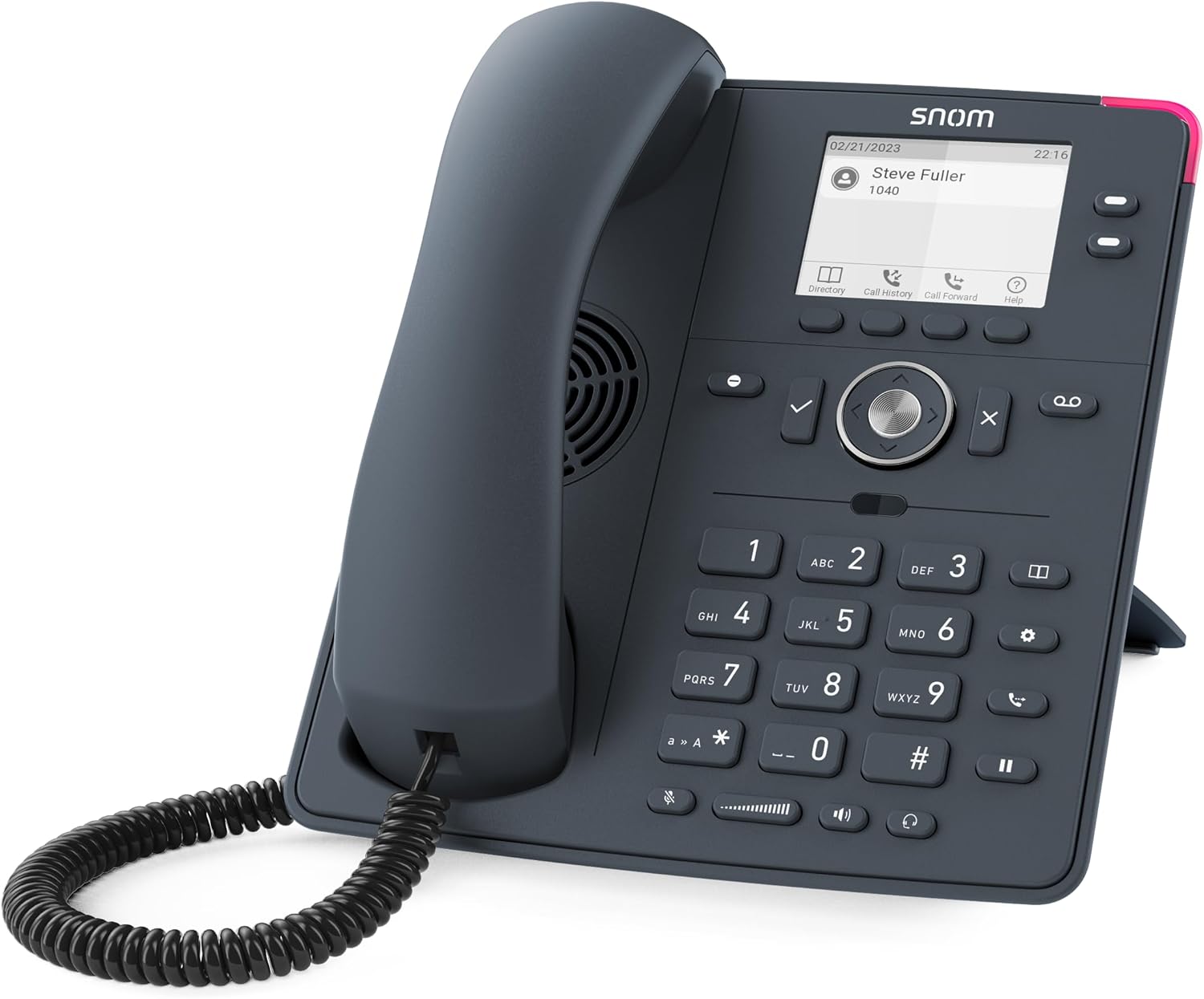 Snom D140 Telefono VoIP Fisso per Centralino, Grigio Ardesia - immagine 4