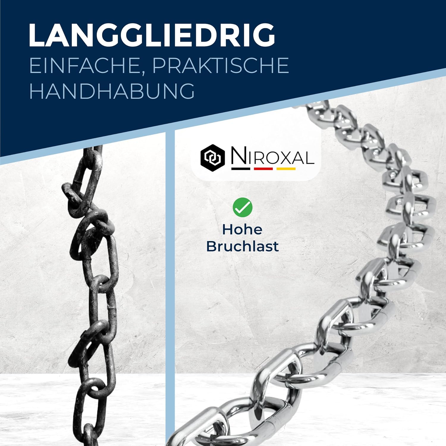 Nietfullthings Catena in Acciaio Inox V4A 6m - immagine 6