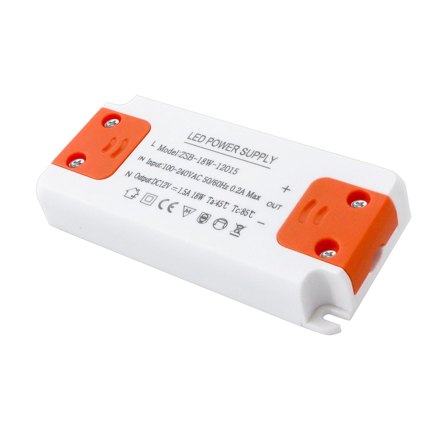 18W Trasformatore LED da 240V a 12V 1.5A - immagine 1