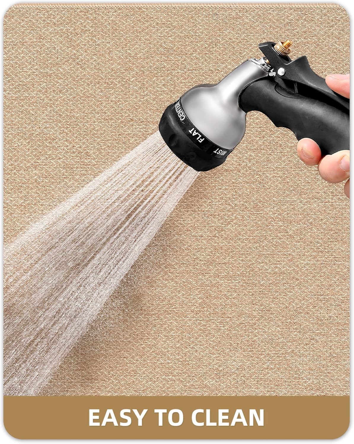 Color&geometry Zerbino Ingresso Antiscivolo 92x142cm, Kaki - immagine 5