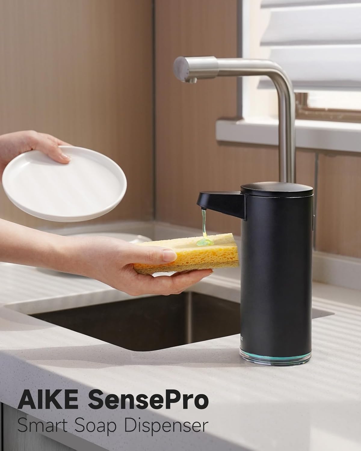 Aike SensePro Dispenser Sapone Automatico 380ml - immagine 2