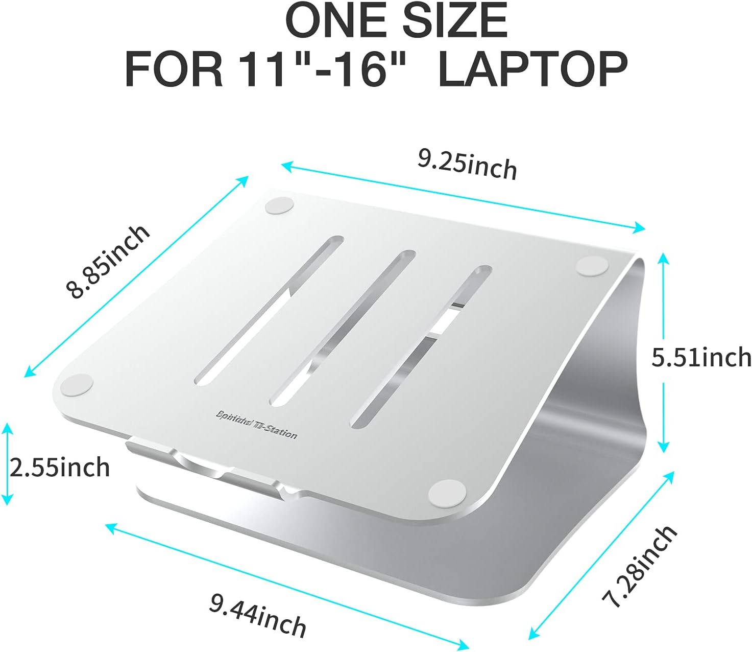 Bestand Supporto per Laptop Ergonomico Ventilato - immagine 2