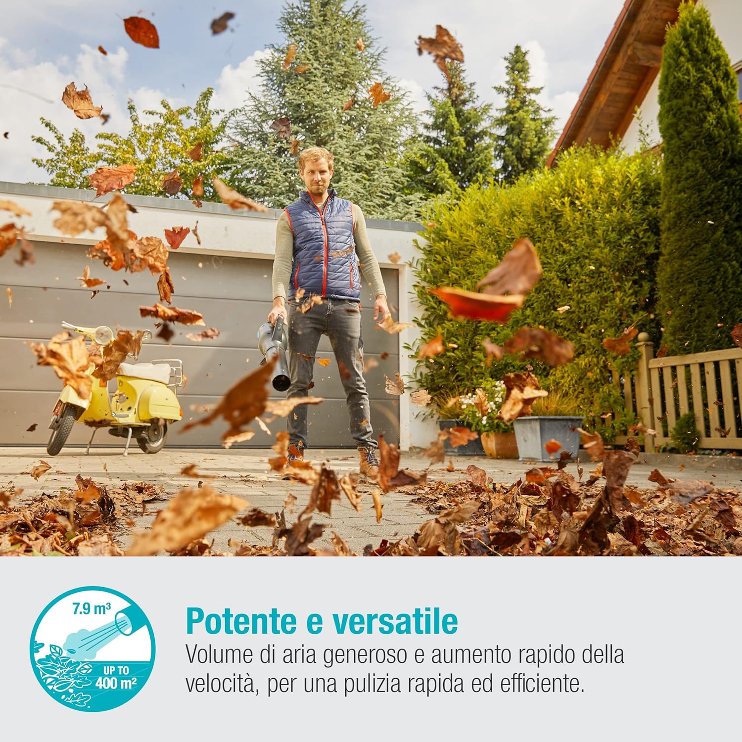 Gardena Starter Kit P4A PBA 18V/72 + AL 1830 CV - immagine 2