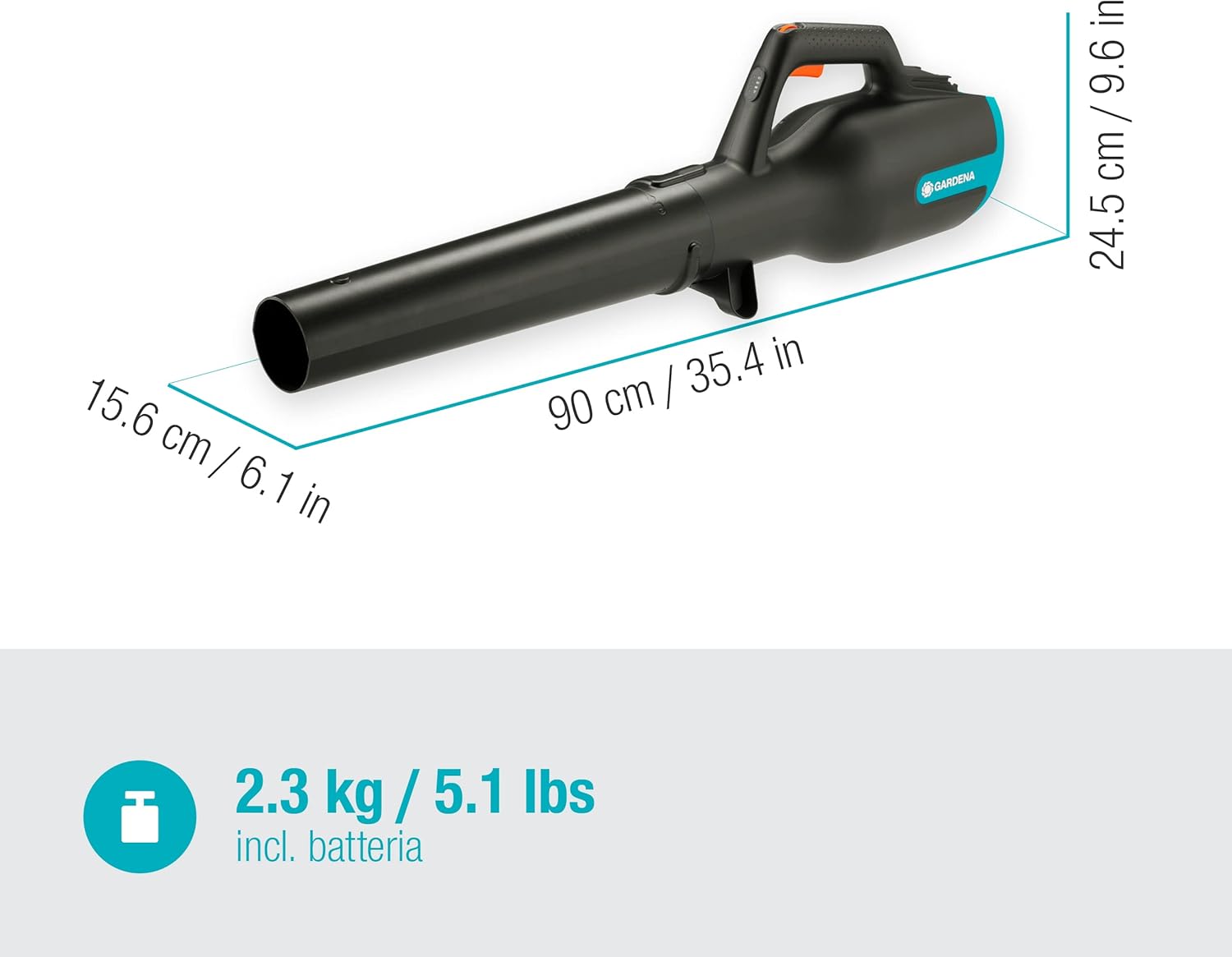 Gardena Starter Kit P4A PBA 18V/72 + AL 1830 CV - immagine 7
