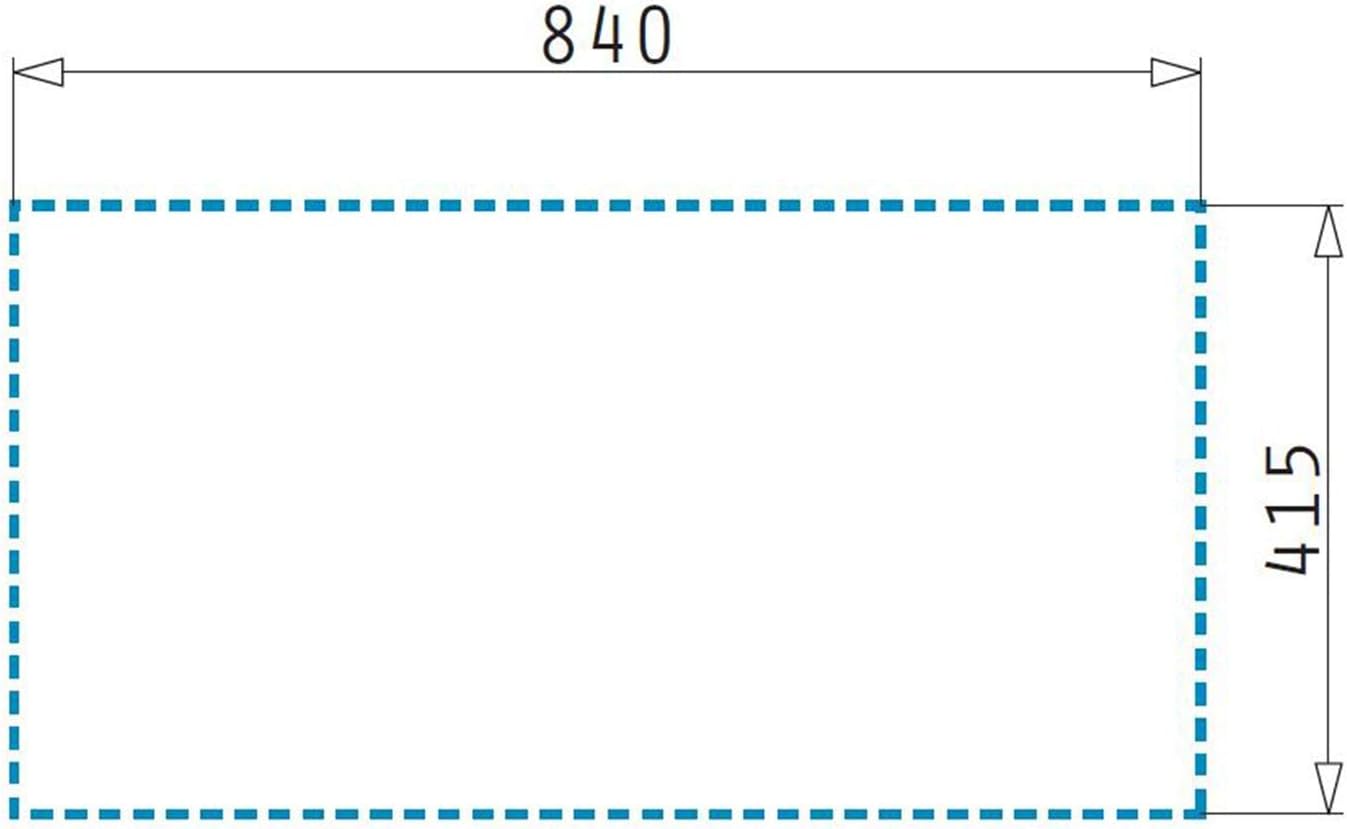 Pyramis ET33 Forcella Lavello Inox Incasso - immagine 6