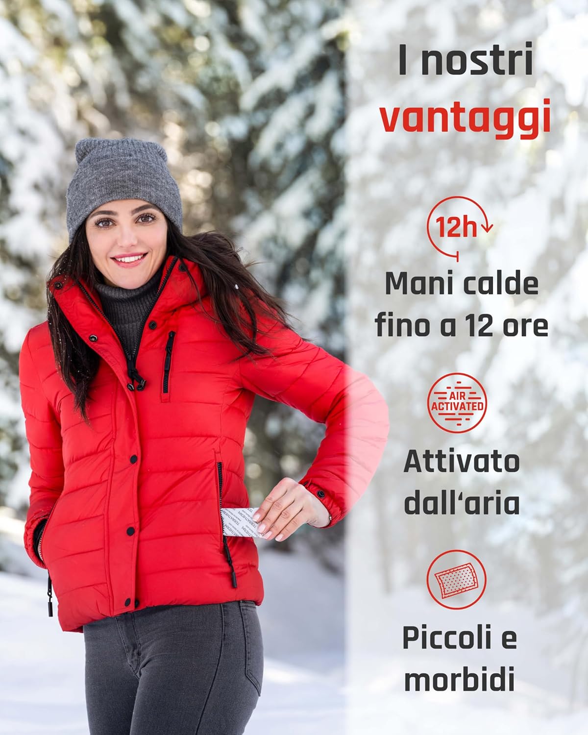 Scaldamani Tascabili - 12 Ore di Calore Naturale - immagine 2