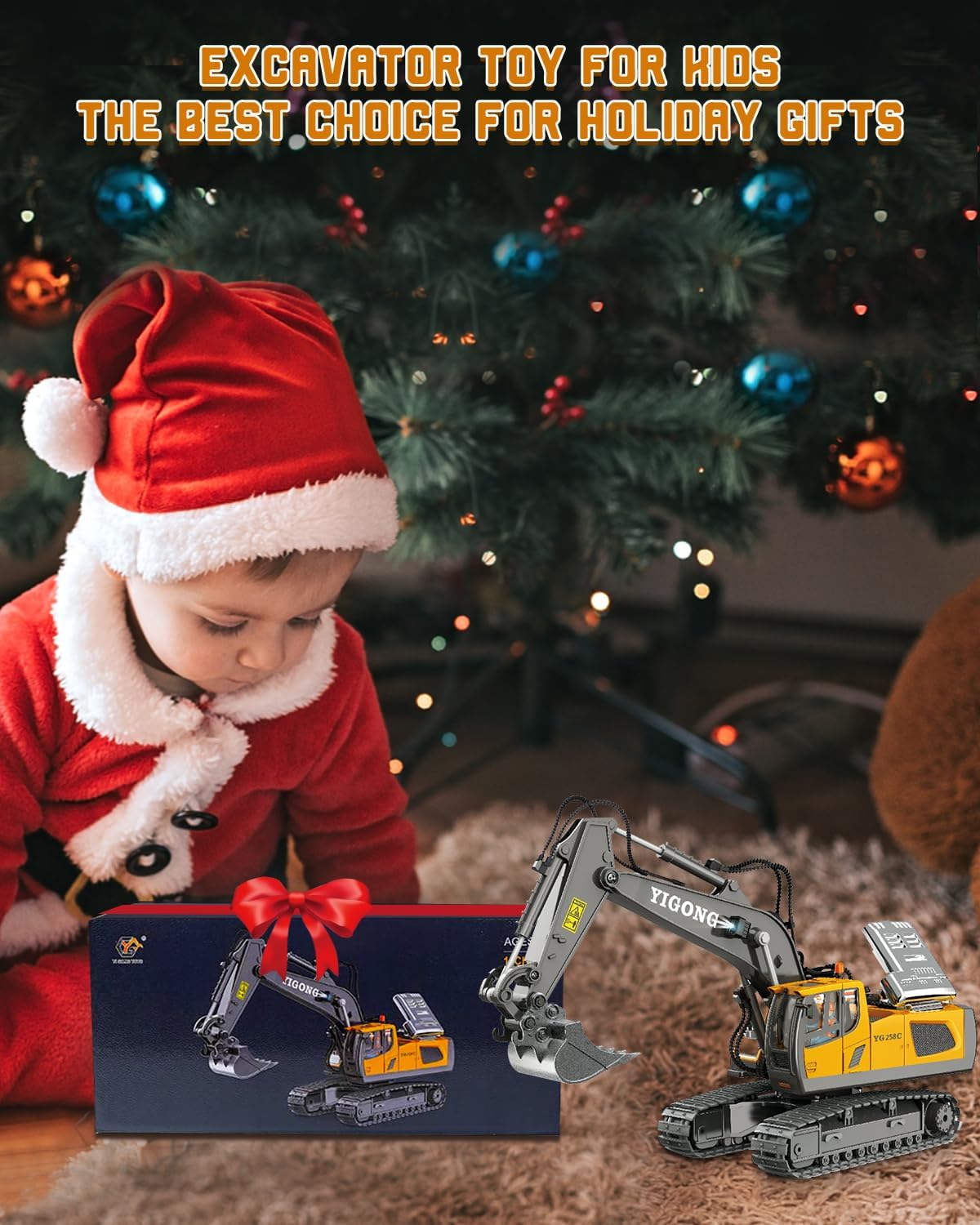 Trulloyoo Escavatore Telecomandato RC 11 Canali - immagine 6