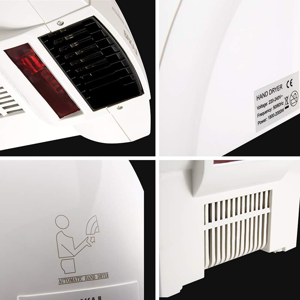 Bakaji Asciugamani Automatico Elettrico 2000W - immagine 7