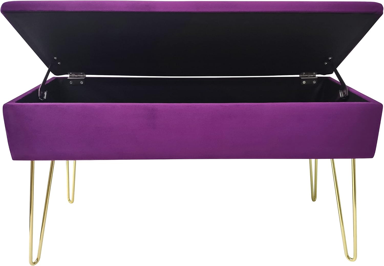 ECHTWERK Panca Scarlett, Misto Poliestere, Bacca, 75 x 30 x 42 cm - immagine 5