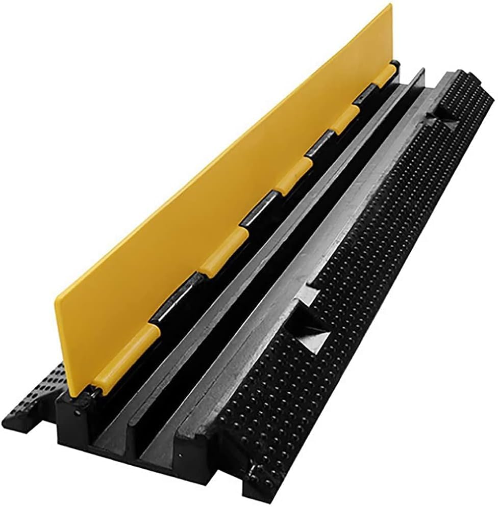 Tonchean Rampa Protettiva Cavo 2 Canali in Gomma