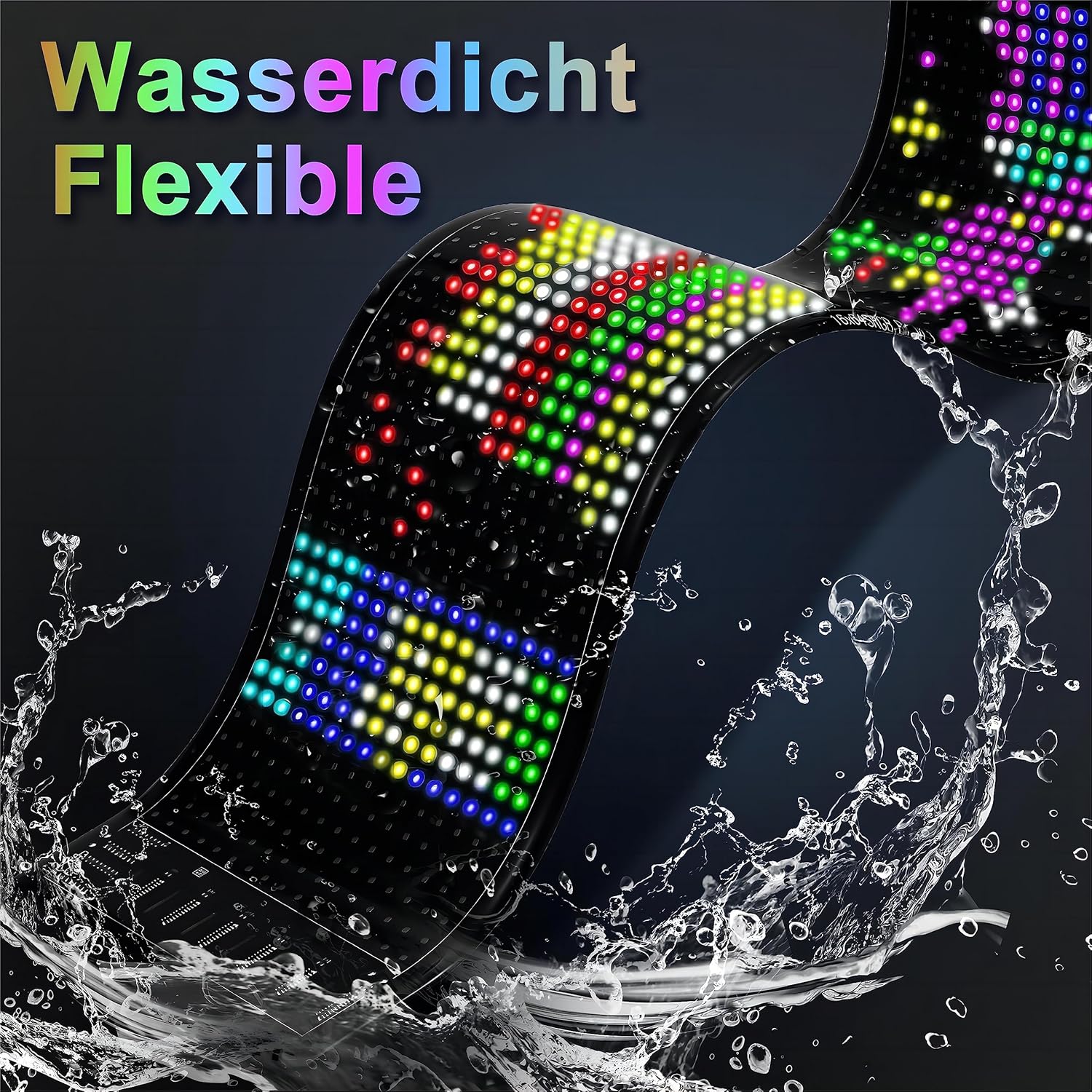 Jdvootd Cartello LED Programmabile 59x12cm - immagine 4