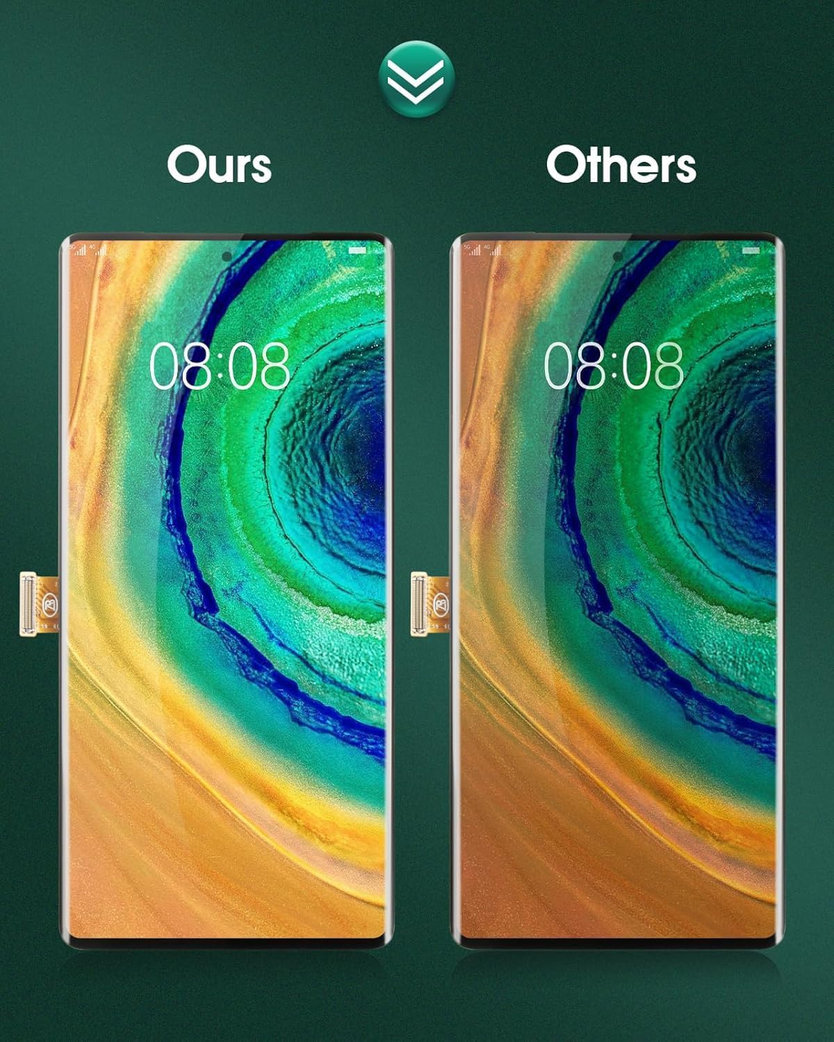 Display LCD OLED per Google Pixel 7 Pro 5G, Nero - immagine 2