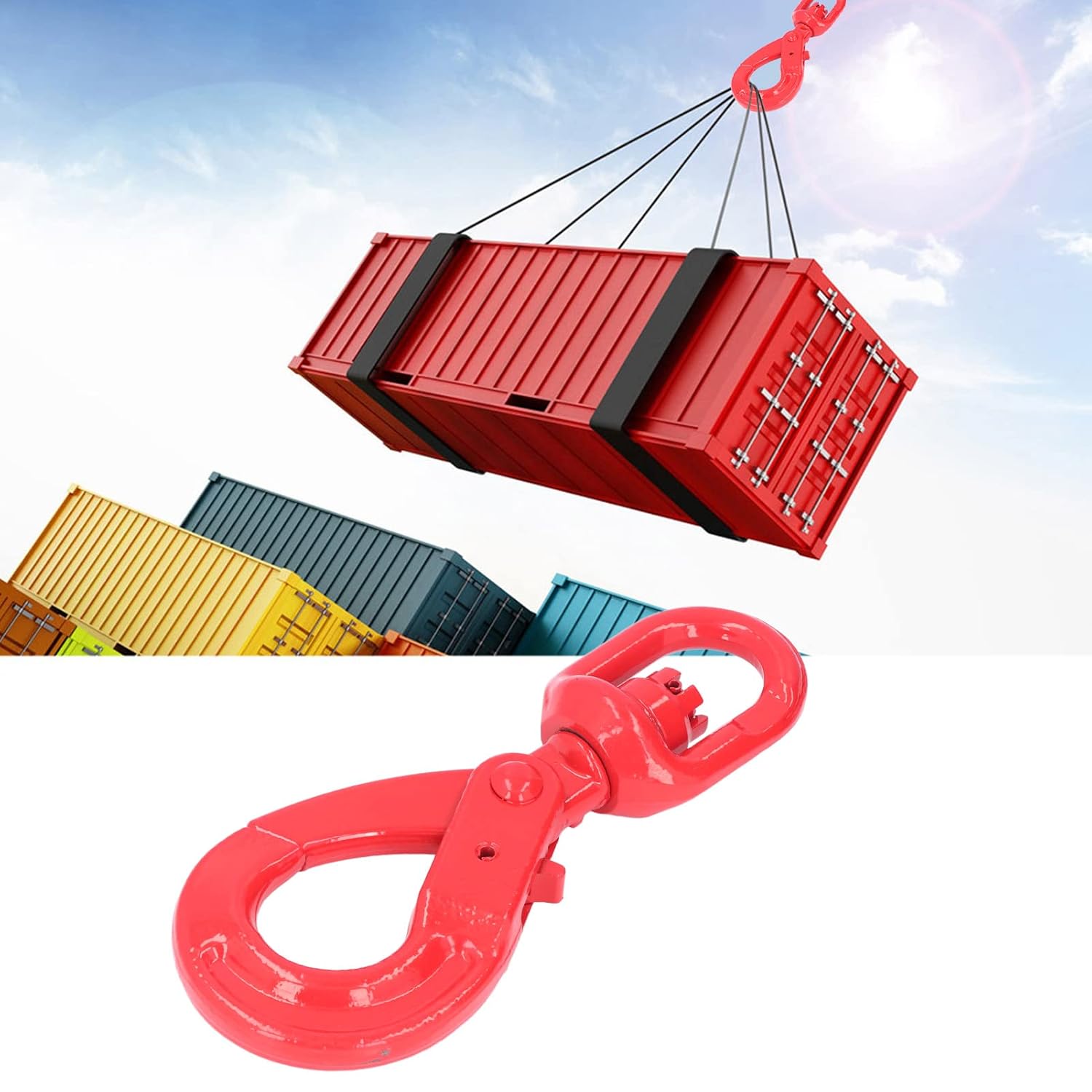 Gancio per Gru G80 Rotante Autobloccante 3.15T - immagine 2