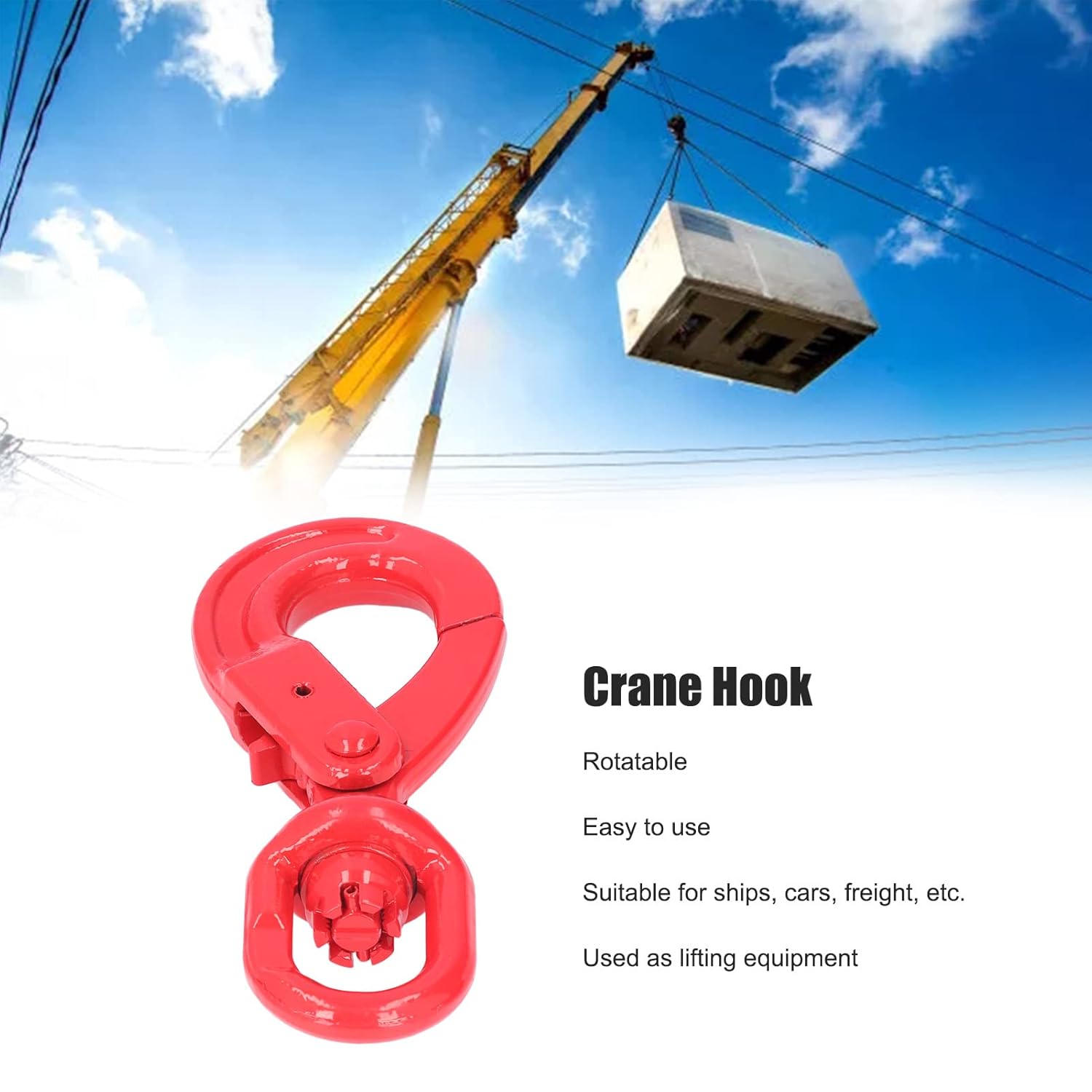 Gancio per Gru G80 Rotante Autobloccante 3.15T - immagine 4