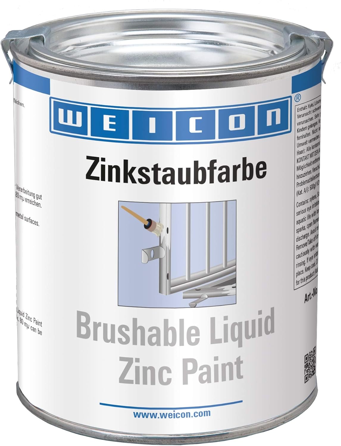 Weicon 15000750 - Vernice alla polvere di zinco, 750 ml