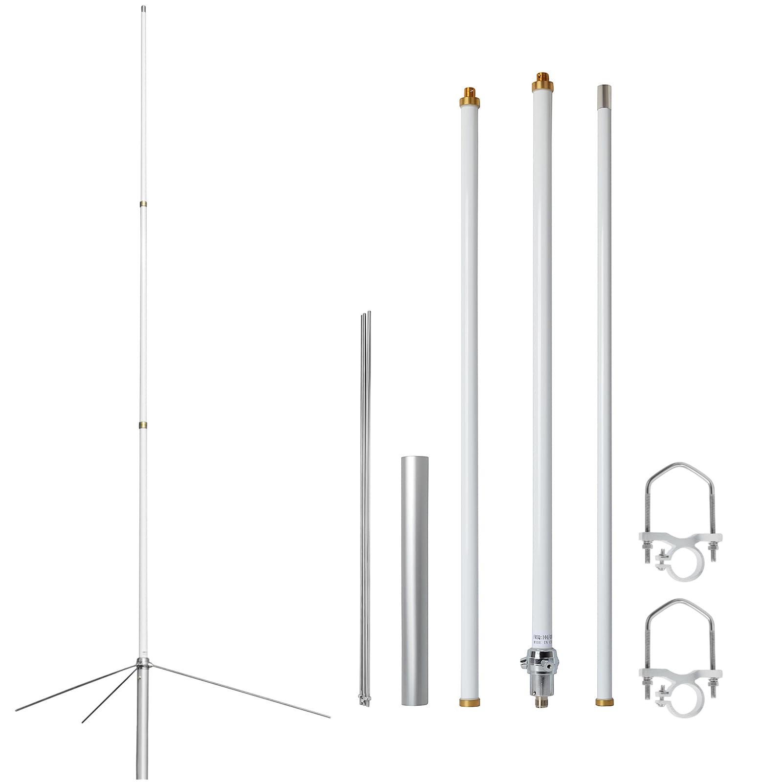 Hys Antenna VHF UHF 87" Alto Guadagno con Connettore SL16