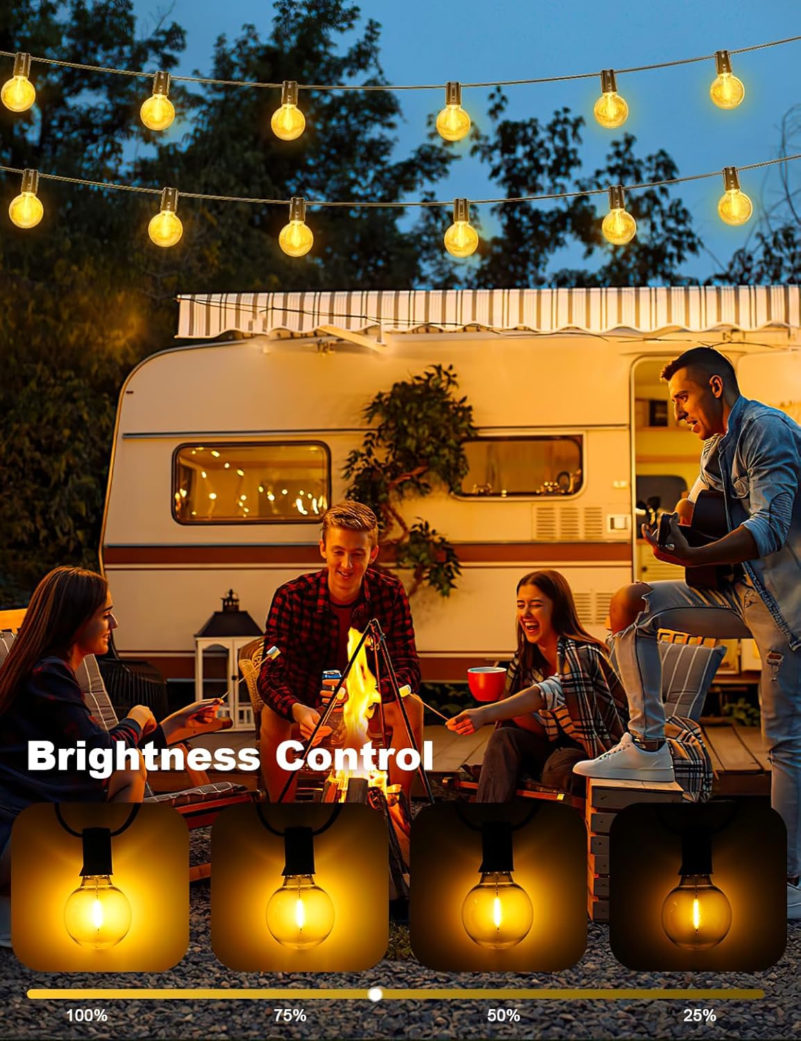 Fiflying Catena Luminosa Esterno 31.9M 45+2 G40 LED - immagine 2