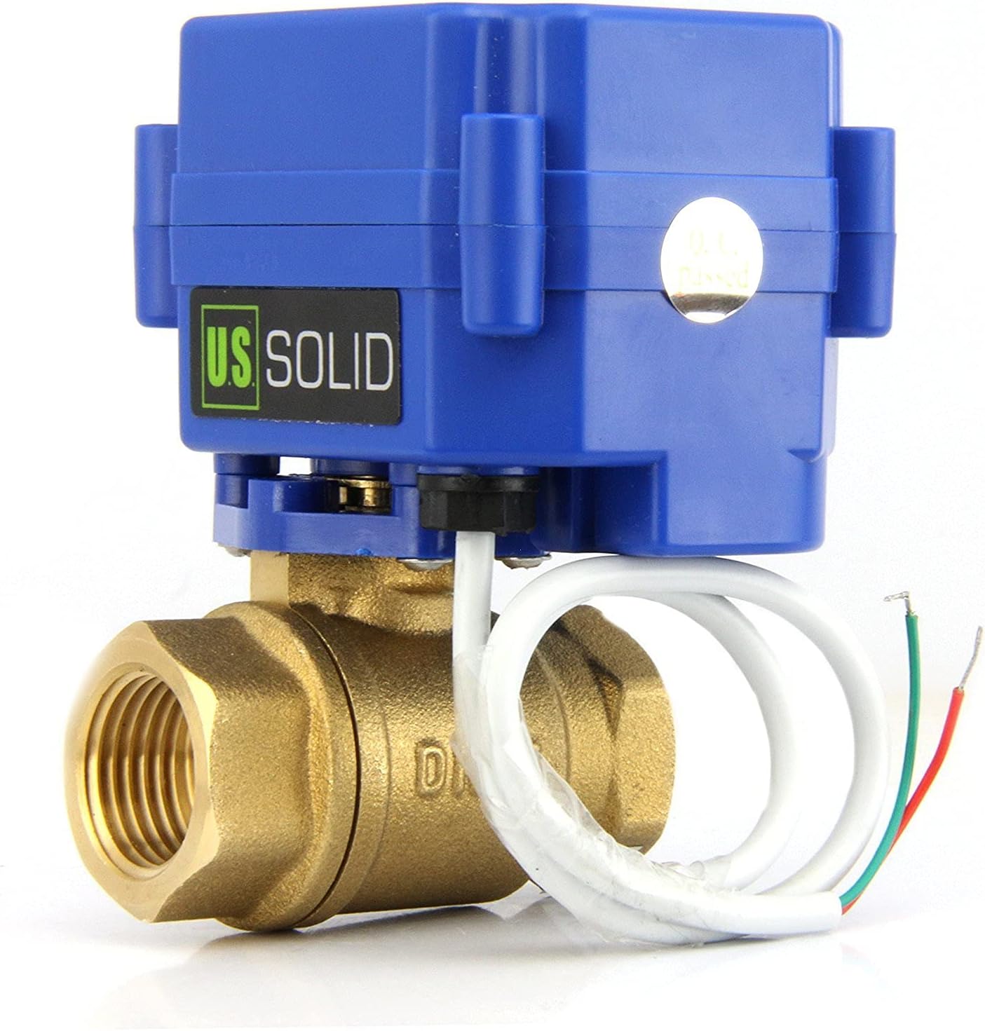 U.s. Solid Valvola a Sfera Motorizzata 1" Ottone - immagine 2