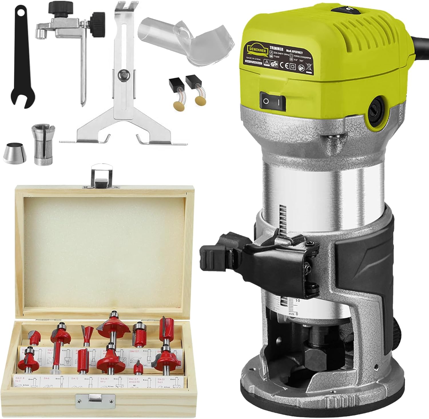 Dewinner Rifilatore Fresatrice Verticale Legno 7100W - immagine 1