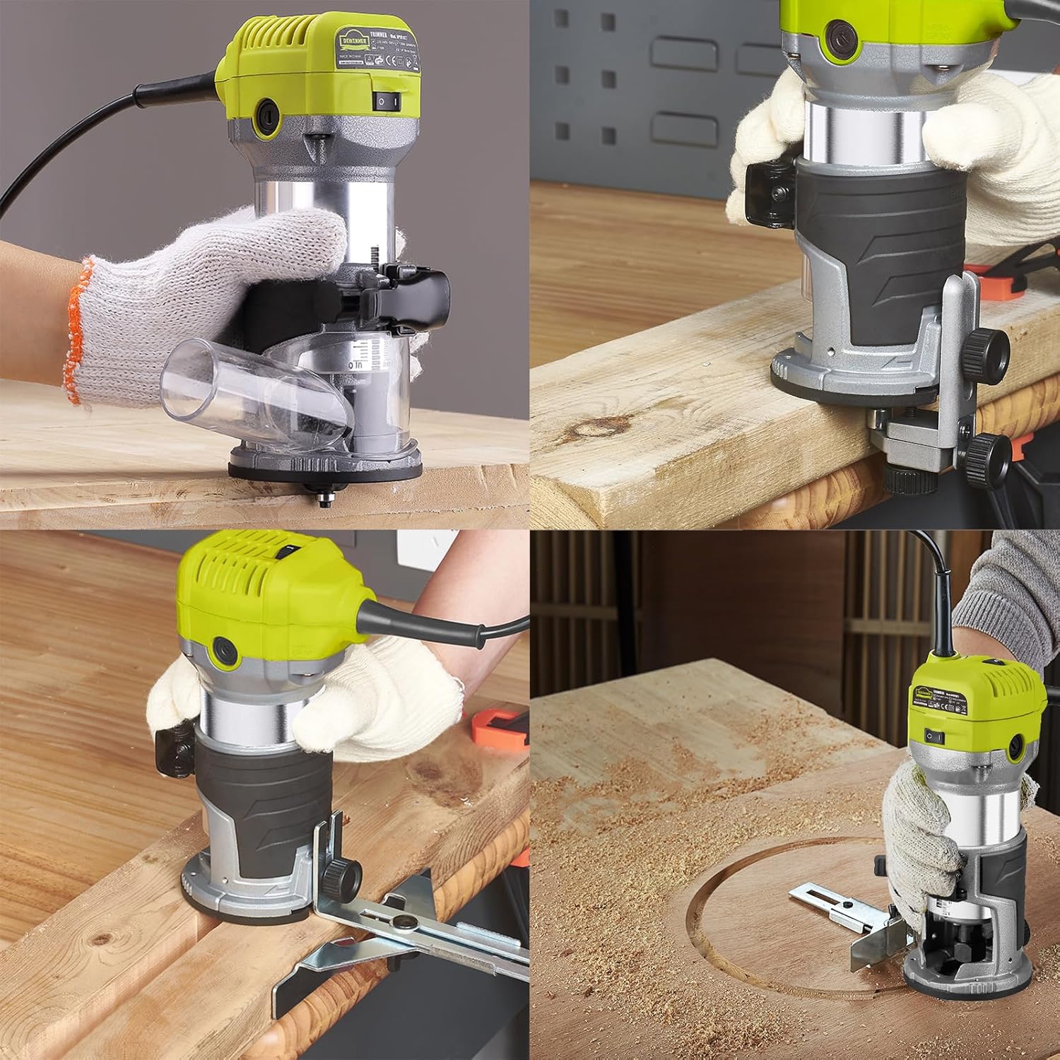 Dewinner Rifilatore Fresatrice Verticale Legno 7100W - immagine 5