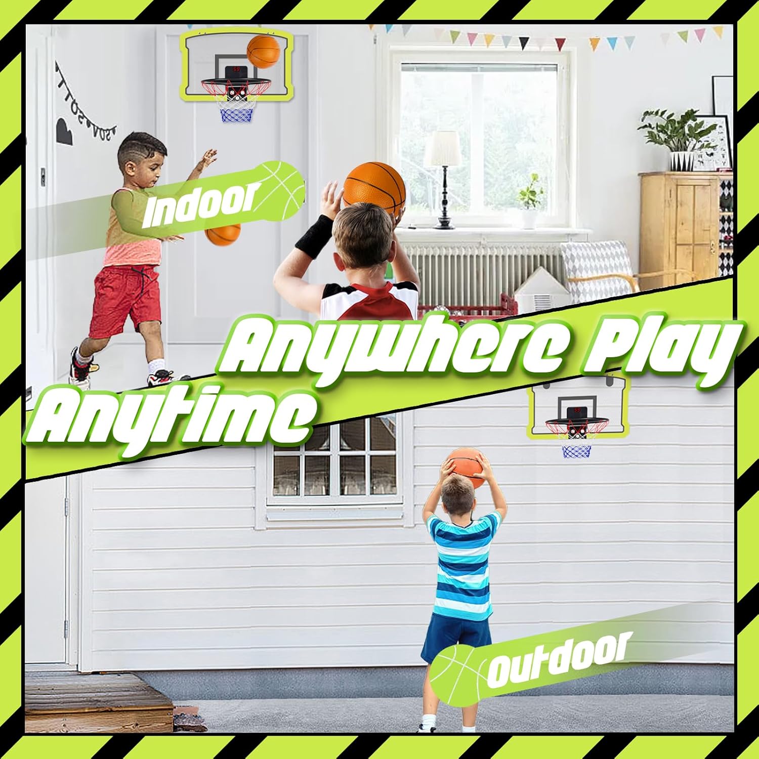 Teuvo Mini Canestro Basket con Punteggio Automatico - immagine 2