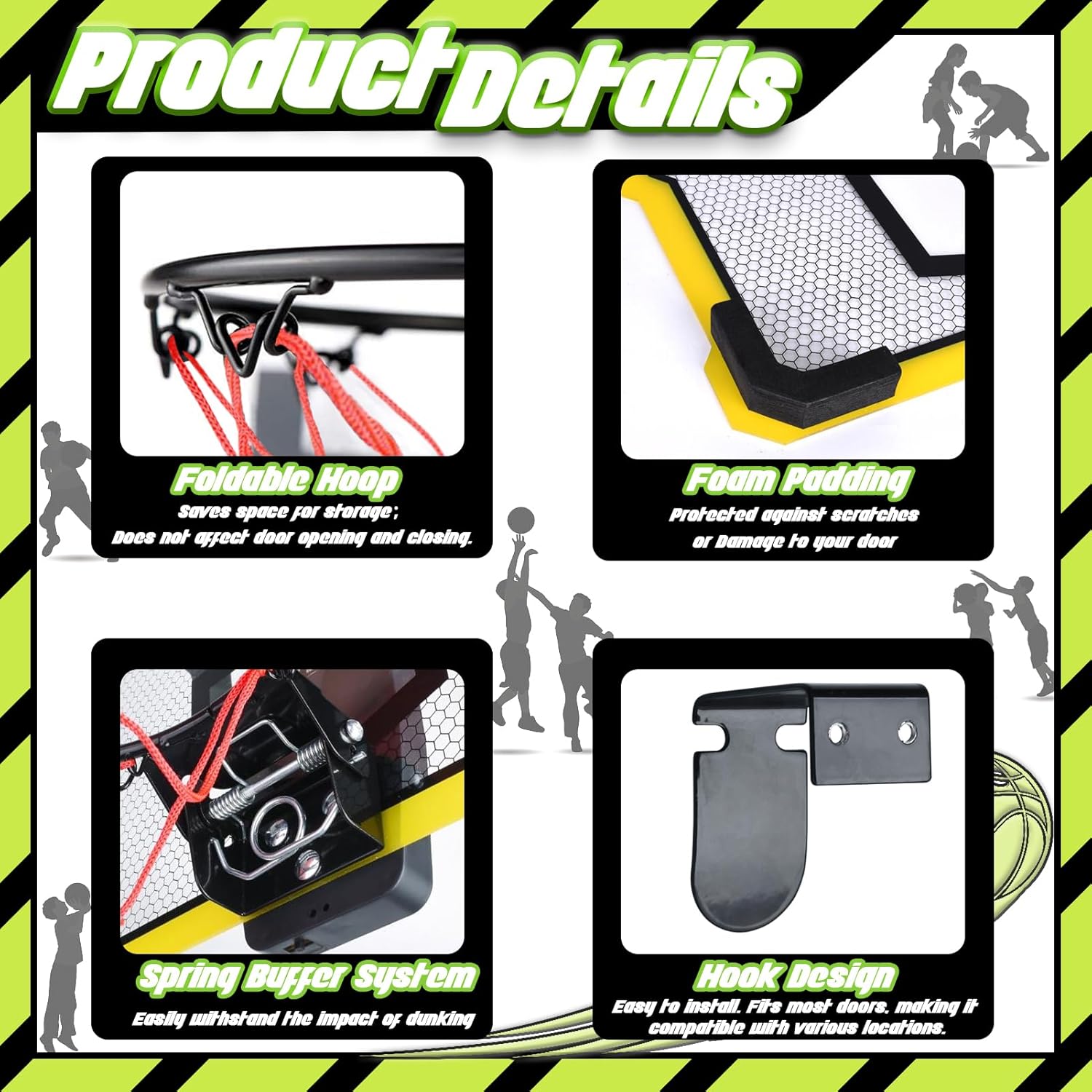 Teuvo Mini Canestro Basket con Punteggio Automatico - immagine 4