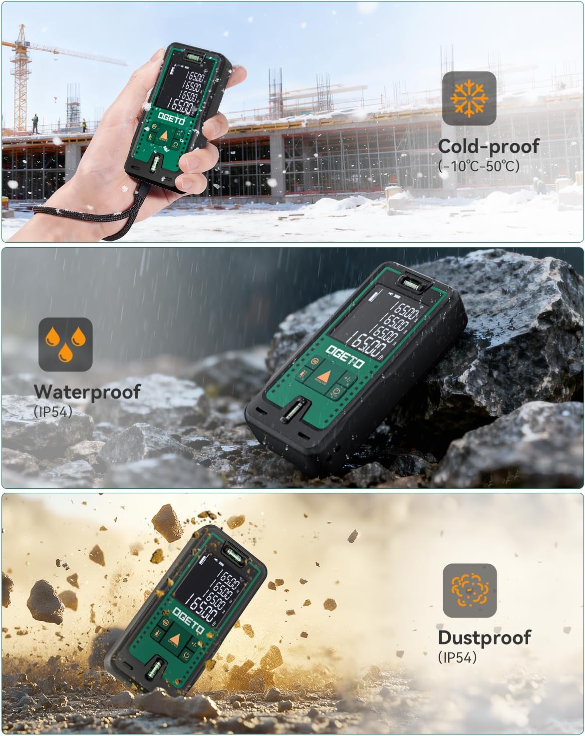 Ogeto Misuratore di Distanza Laser 50M - immagine 7