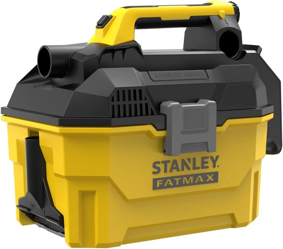 STANLEY FATMAX, Aspiratore solidi e liquidi portatile. 18 V. SFMCV002B-XJ