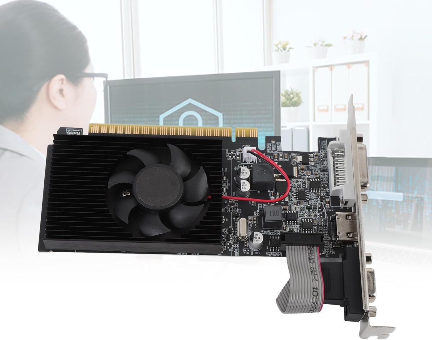 Scheda Video 2GB DDR3 64 Bit con Fan - immagine 2