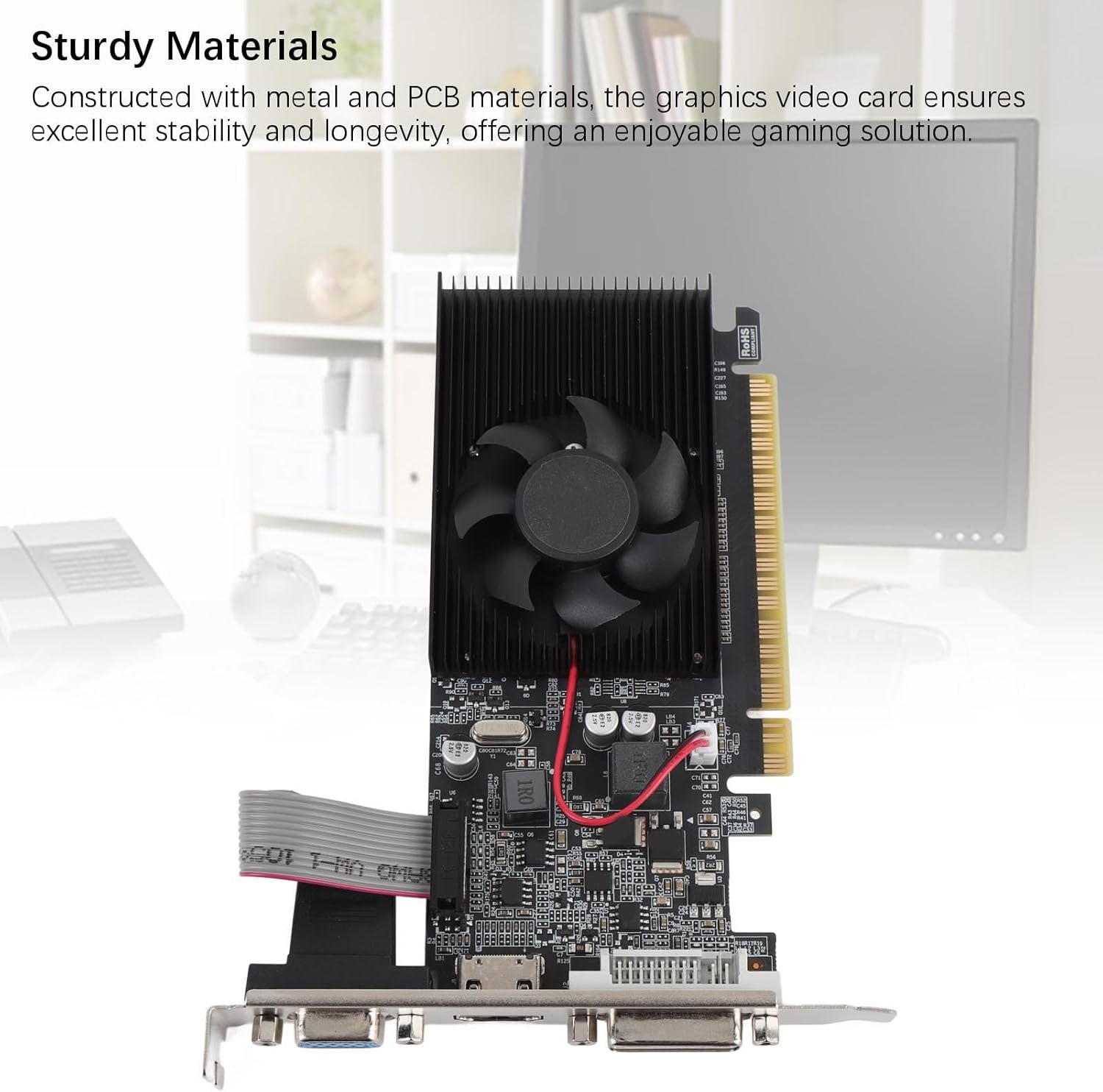 Scheda Video 2GB DDR3 64 Bit con Fan - immagine 3