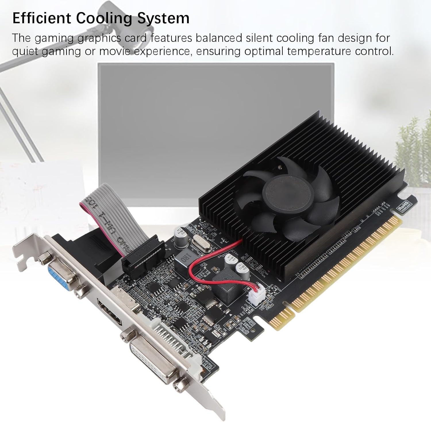 Scheda Video 2GB DDR3 64 Bit con Fan - immagine 6