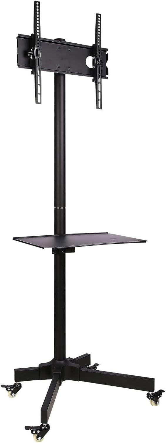 Techly 100730 - Supporto a Pavimento Trolley TV 23"-55" - immagine 1