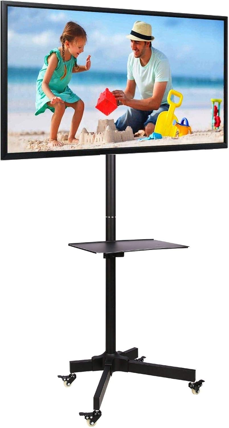 Techly 100730 - Supporto a Pavimento Trolley TV 23"-55" - immagine 6