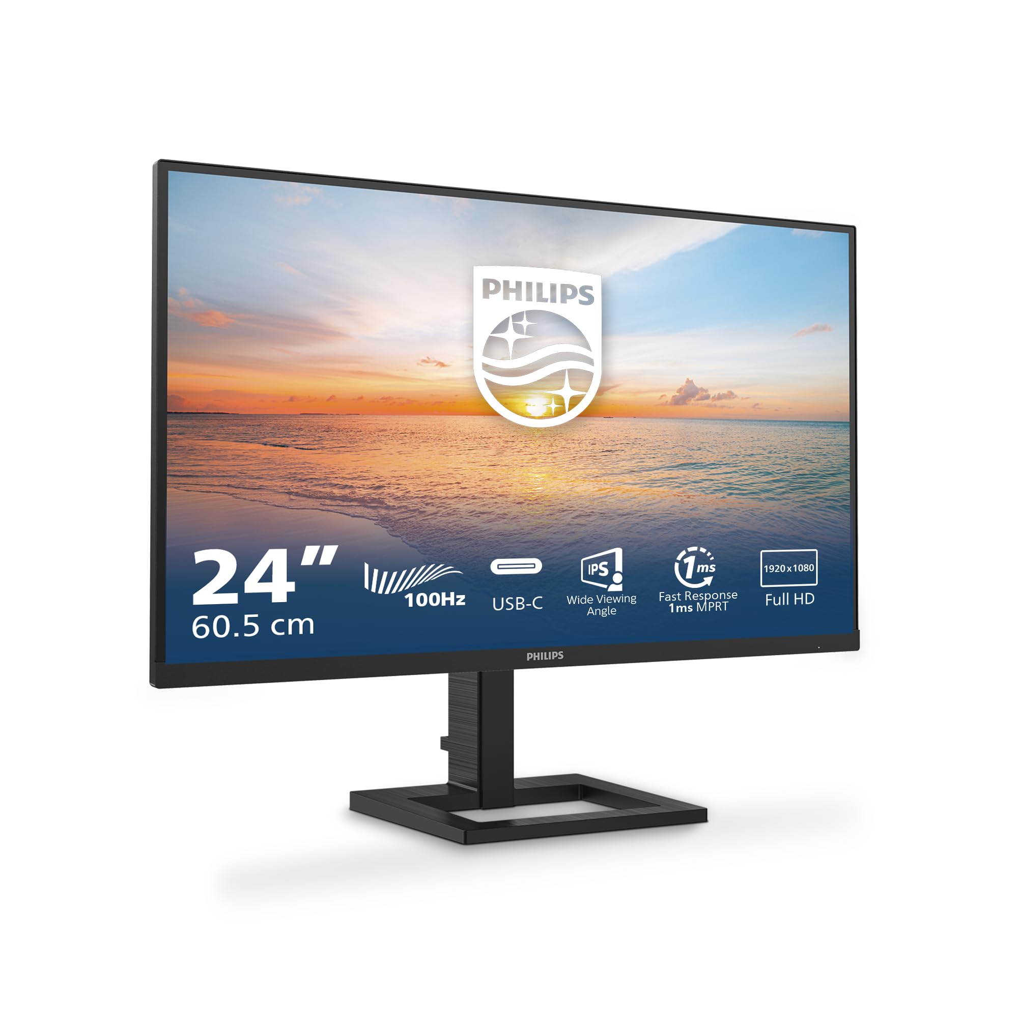 Philips 24E1N1300AM - Monitor 24" FHD, Nero
