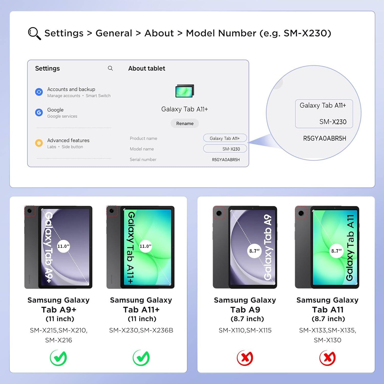 Easyacc Custodia per Samsung Galaxy Tab A11+ 11" (2025), Rosso - immagine 2