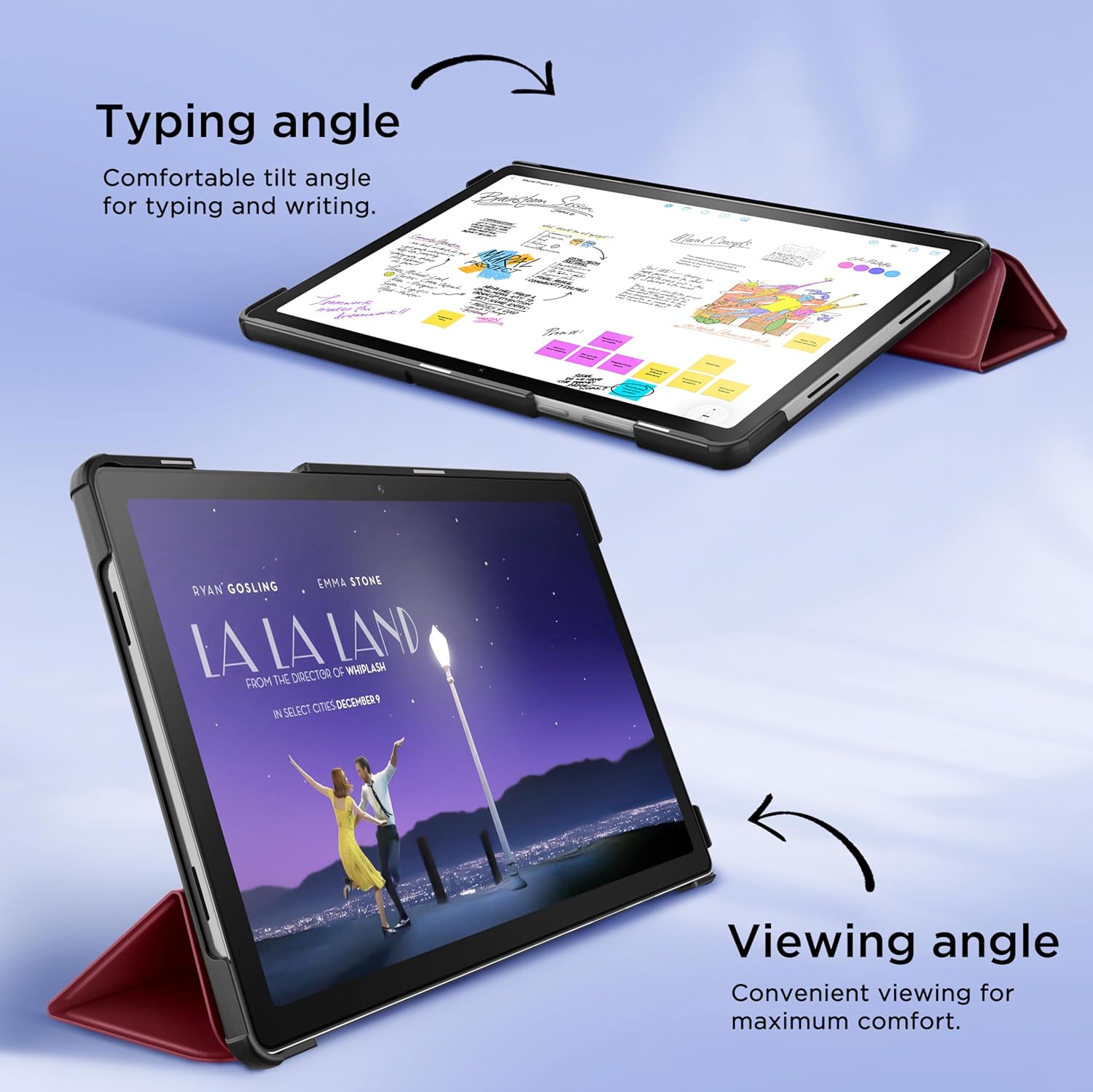 Easyacc Custodia per Samsung Galaxy Tab A11+ 11" (2025), Rosso - immagine 5