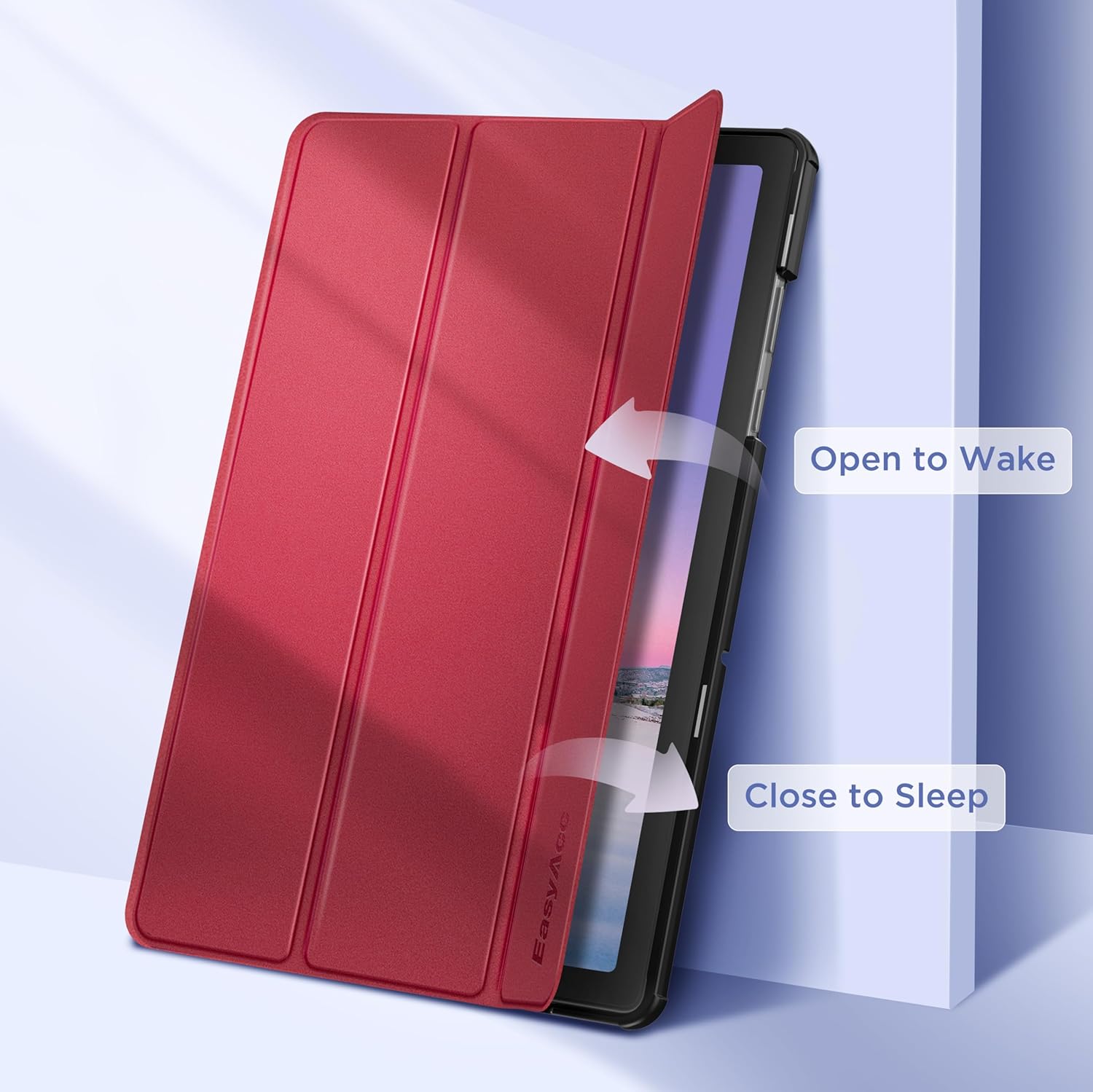 Easyacc Custodia per Samsung Galaxy Tab A11+ 11" (2025), Rosso - immagine 6