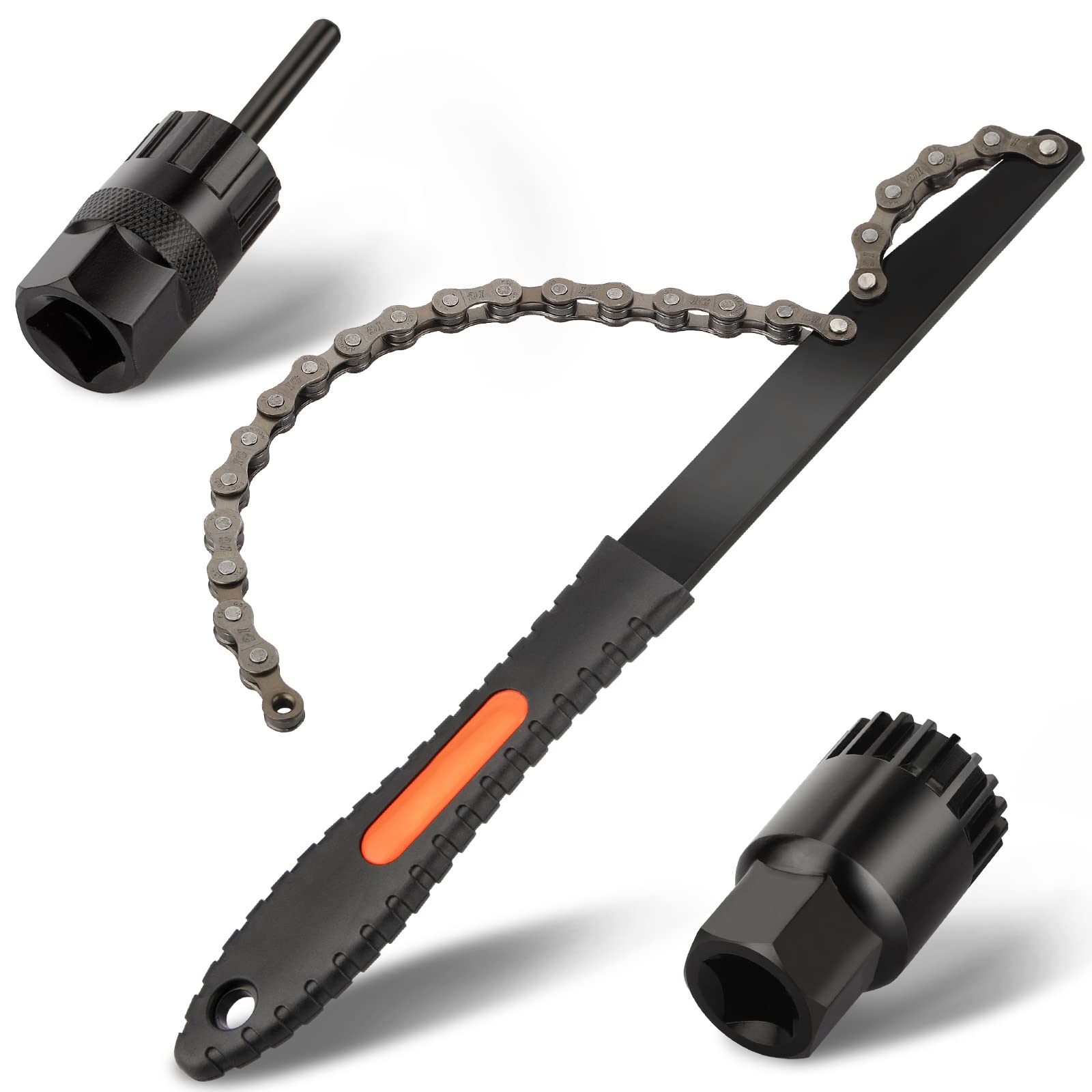 Homord Kit Attrezzi Bici - Chiave a Frusta e Pacco Pignoni