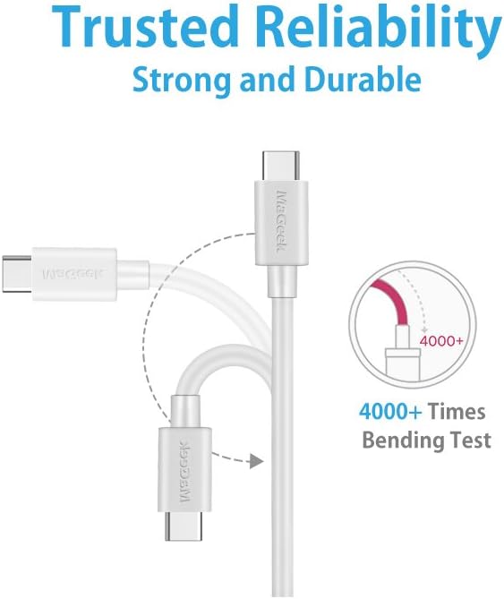 Mageek® Cavo USB Tipo-C a USB 2.0 3m, Bianca - immagine 5